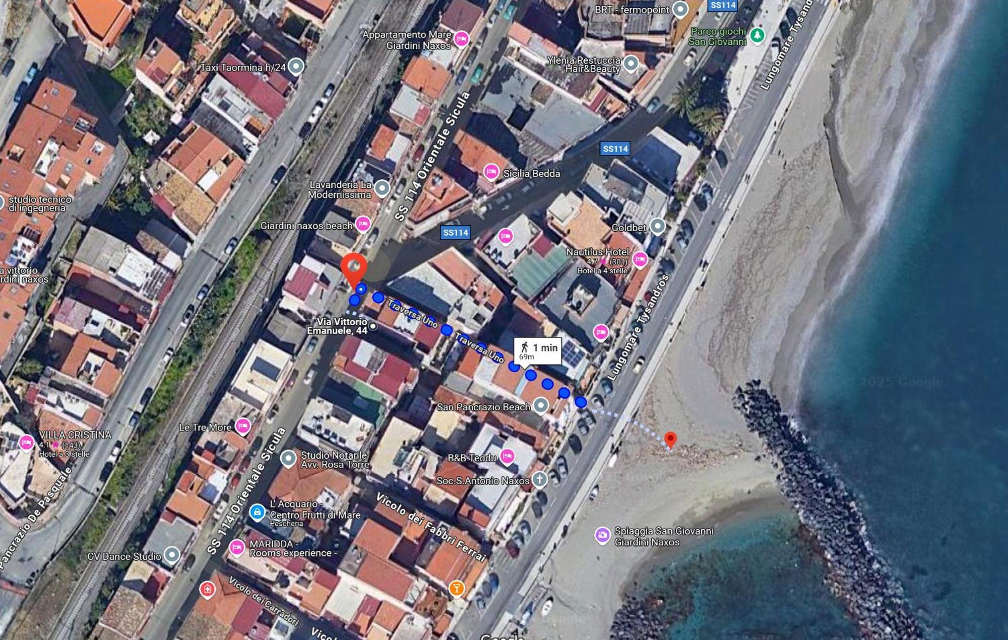 I Barcaioli Bed and Breakfast Giardini Naxos Eksteriør billede
